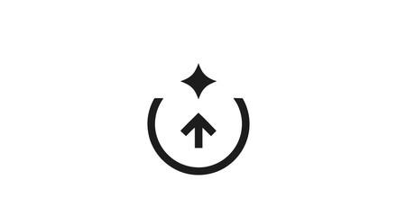 Fototapeta premium Black Smiling Face Emoticon Symbol.