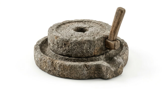 Ancient Stone Hand Mill For Grinding Grain