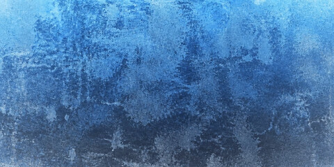 Abstract Blue Grunge Water Background with Frosted Ice Texture and Cold Marble Surface Design Pattern for Winter Wallpaper Backdrop © RASEL