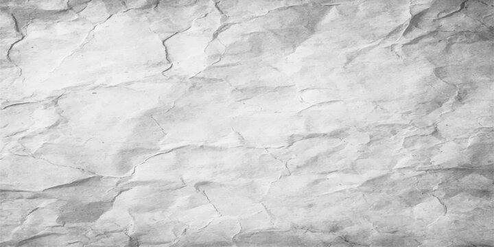 white crumpled paper texture background with wrinkles creases and vintage grunge surface pattern