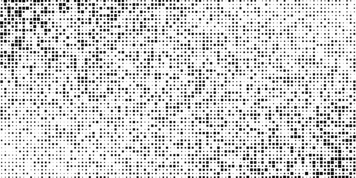Pixel disintegration background. Decay effect. Dispersed dotted pattern