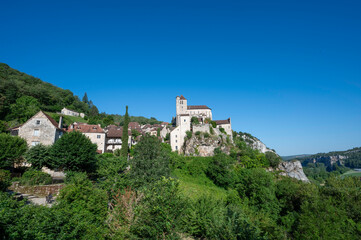 Obraz premium Saint-Cirq-Lapopie