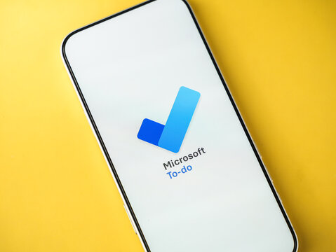 Microsoft To Do logo is displayed on a smartphone screen in Bangalore, India, on June 25, 2026

