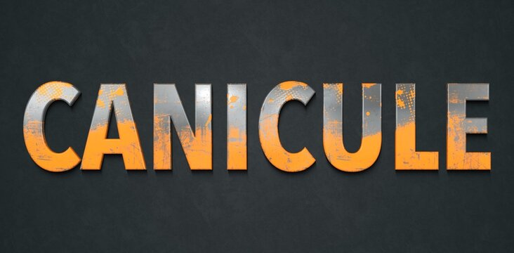 canicule banni&egrave;re rouille