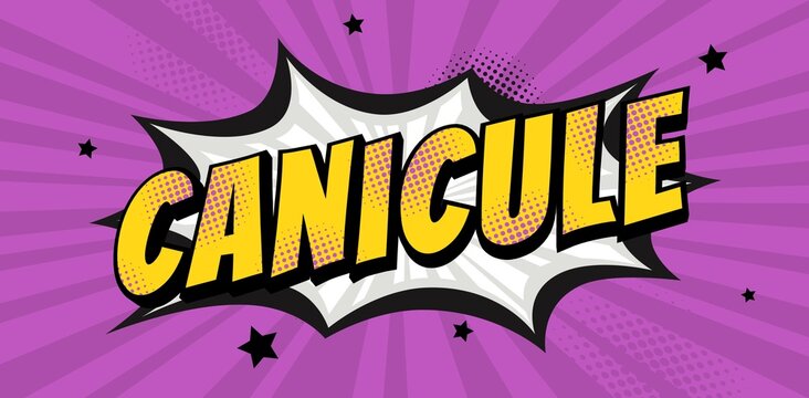 canicule banni&egrave;re dechir violet 