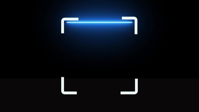 Security Access Verification icon animation isolated on gradient background