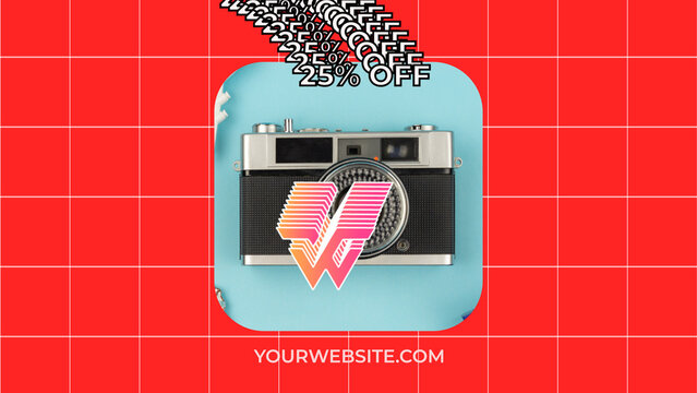 Seamless Loop Product Promo Logo Reveal | Bold Pop E-Commerce Broadcast Ad Template