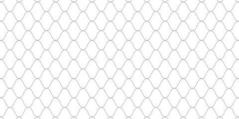 Curved net pattern. Seamless design for sportswear or equipment like soccer goals, volleyball nets, basketball hoops, hockey nets, and athletic gear © Pak