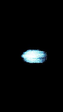 Premium vertical animation of a broken chain formed by glittering blue particles rotating seamlessly. Perfect luxury overlay for mobile cybersecurity or freedom content.