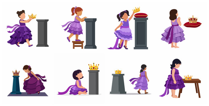 characters with purple dresses Disney Princess Dressed as Their Villains for Halloween Yard Signs -  Weather-resistant Coroplast Set