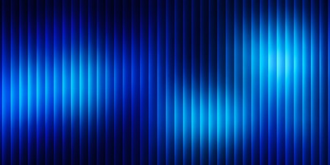 Fototapeta premium Abstract blue background with vertical glowing lines and light effects