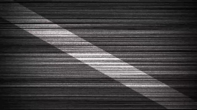 VHS Tracking Glitch Diagonal Light Beam TV Static Noise Screen Distorted Analog Texture Overlay Loop