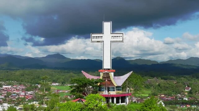 Buntu Singki is a scenic hill and prominent religous tourism destination located in Rantepao, North Toraja Regency, South Sulawesi.