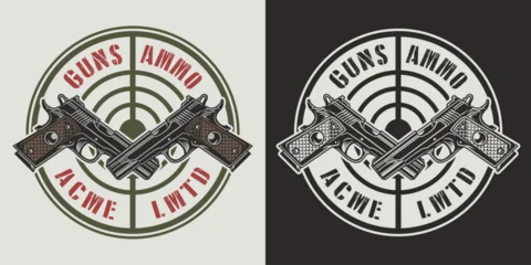 Mil logo guns ammo © DGIM studio