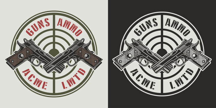 Mil logo guns ammo