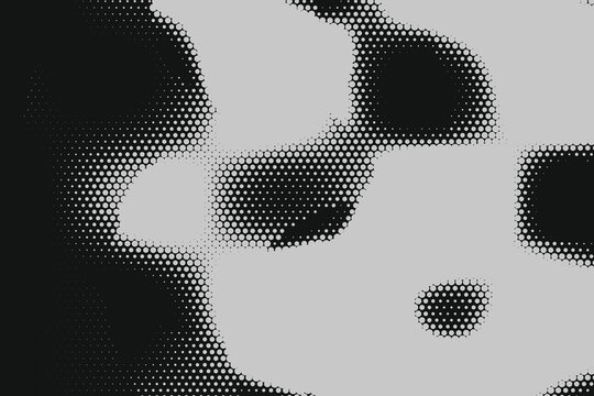 Halftone cloud patterns in black and white pixelated texture blackwhite cloudshapes monochrome