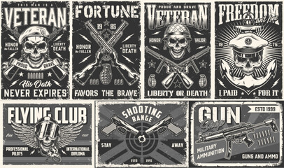 Fototapeta premium Military logo themes