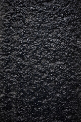 Fototapeta premium Newly tarred pavement, ready to be asphalted