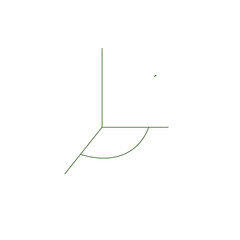 Minimalist Football Corner Flag Angle Vector   Soccer Pitch Corner Line Icon © Hussain