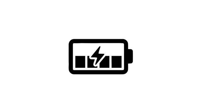 Low Battery Icon Warning Symbol.
