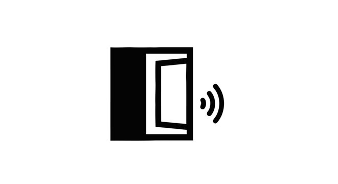Smart home automation control panel icon.