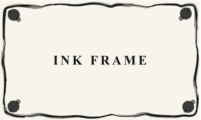 Vintage ink frame for design and decoration © MdRakibul
