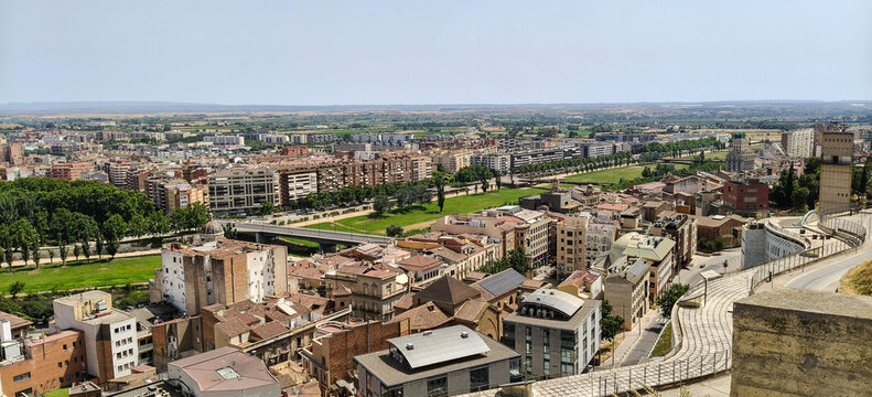 Imagen panoramica de lleida