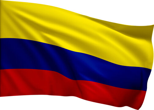 Waving Flag of Colombia