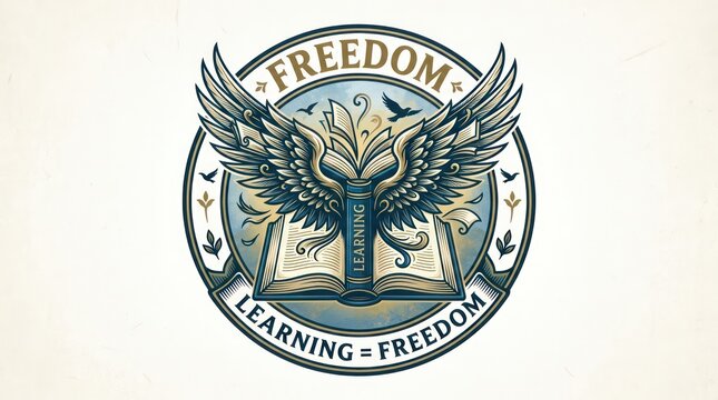 Freedom through learning logo