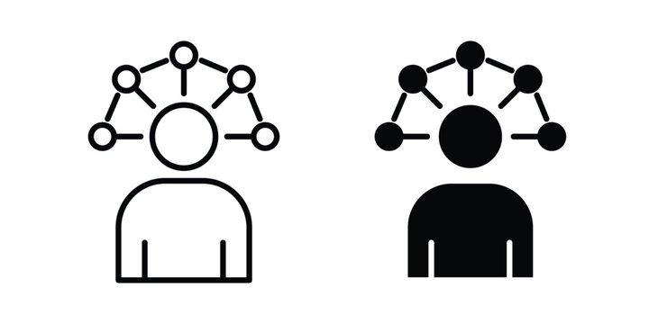 Ability icon. Linear icon collection. Editable vectors