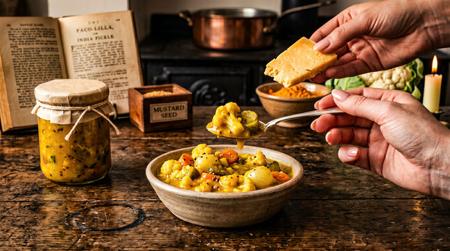British Piccalilli | Mustard & Turmeric Pickled Vegetable Relish