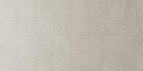 Fototapeta premium Tiled stone wall surface with horizontal lines background horizontal material architectural structure concrete