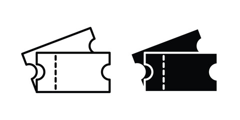 Voucher icon. Linear icon collection. Editable vectors © Cristiane