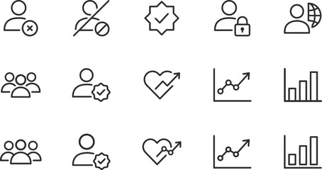 Fototapeta premium Business and finance icon set with e commerce, business