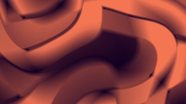 Rusty Coral Copper Surface With Warm Salmon Sunset Tones And Organic Terracotta Aesthetic Motion