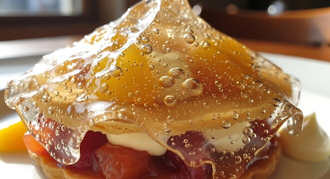 Delicious slice of layered cheese and tomato pizza.