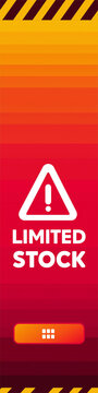 Black Friday Limited Stock Vertical Sale Banner, black friday sale