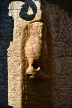 Owl of Dijon on Notre-Dame of Dijon Exterior - Portrait