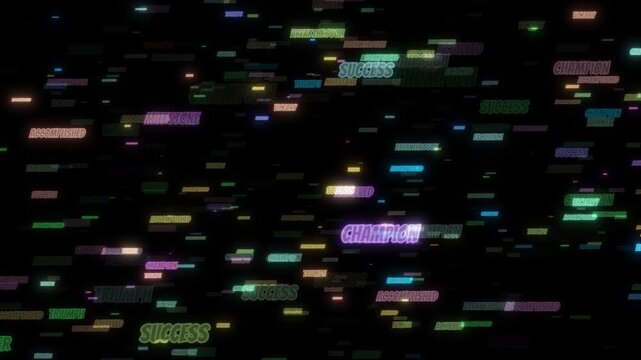 Vibrant Comic Book Style Success Animation Featuring Dynamic Radial Sunburst Patterns in Bright Cyan and Red Colors with a Bold Purple Speech Bubble Pop Art Graphic Element Perfect for Motivational