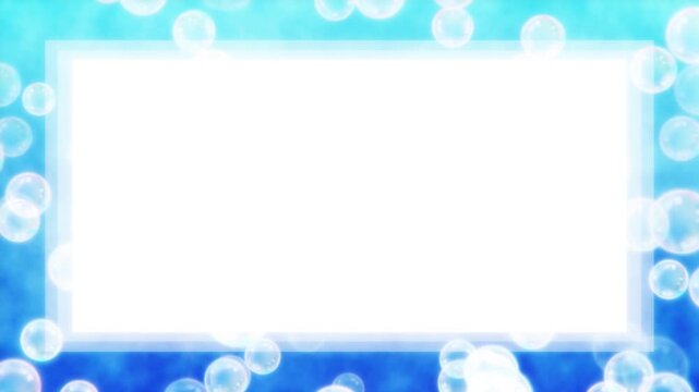 frame and soap bubble background