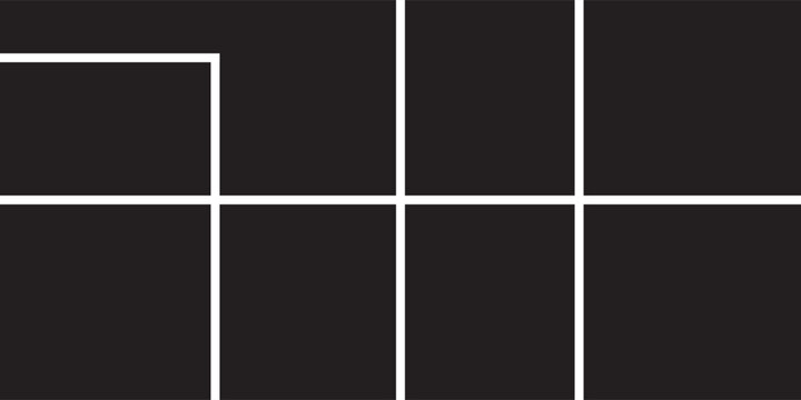 Picture frame template set. Photo album ideas for banners, posters, comic pages, flyers, brochures, booklets, and memory wall designs. Vector pack.