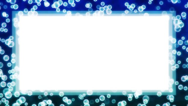 frame and soap bubble background