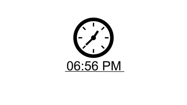 Analog clock shows time 06:56 PM with digital display below.
