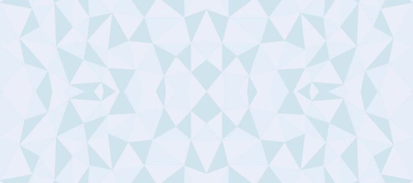 Abstract geometric pattern background featuring light blue triangular shapes in a modern digital art style