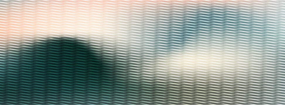 Abstract blurred gradient background banner with fine line grid, modern neutral dark green teal peach carbon fiber texture tech corporate backdrop vector.