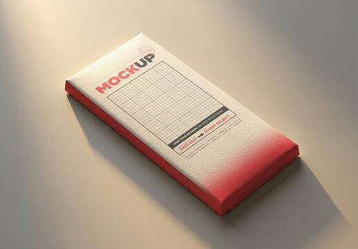 Chocolate Bar Packaging Mockup