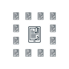 Fototapeta premium Digital Document Management System, Online Data Storage and Organization