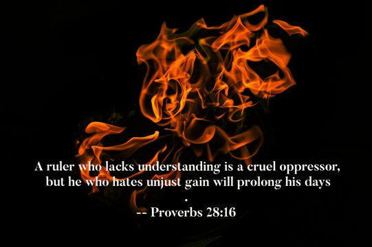 Proverbs 28 16
