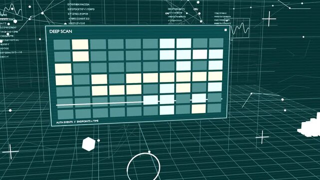 Centering on DEEP SCAN panel in teal grid, SCANNING SECTOR  or  or  88