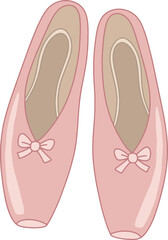 Pink Ballet Shoes Coquette Cute © nrainimr